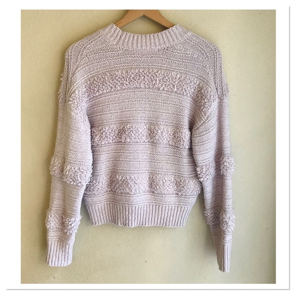 ASTR The Label Madeline Wrap Knit Sweater Lilac Purple Size Medium - Picture 5 of 7